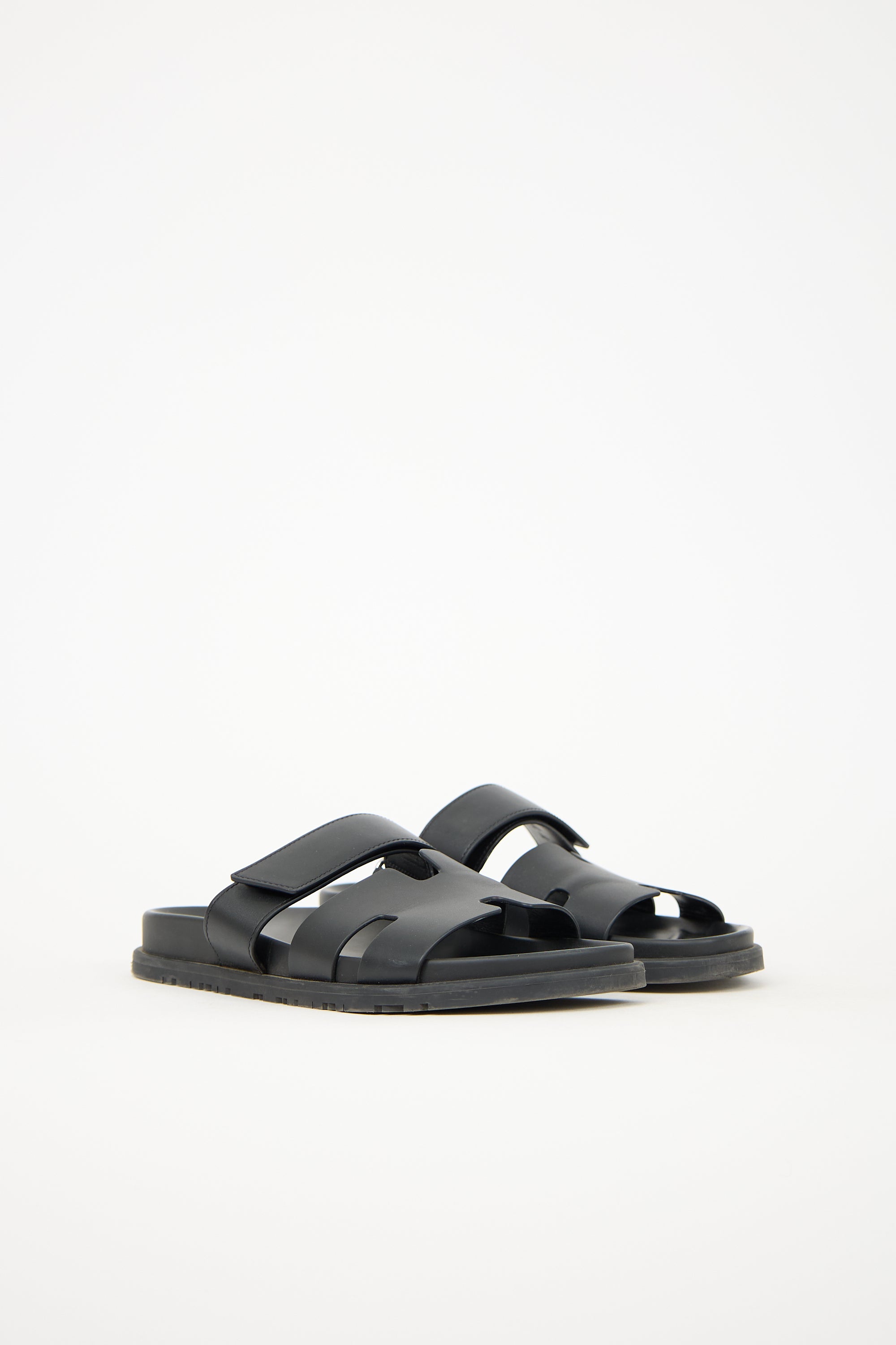 Hermès Leather Chypre Sandal