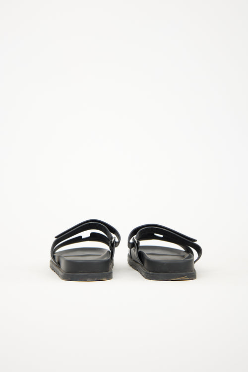 Hermès Leather Chypre Sandal