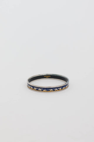 Hermès Enamel Printed Bangle
