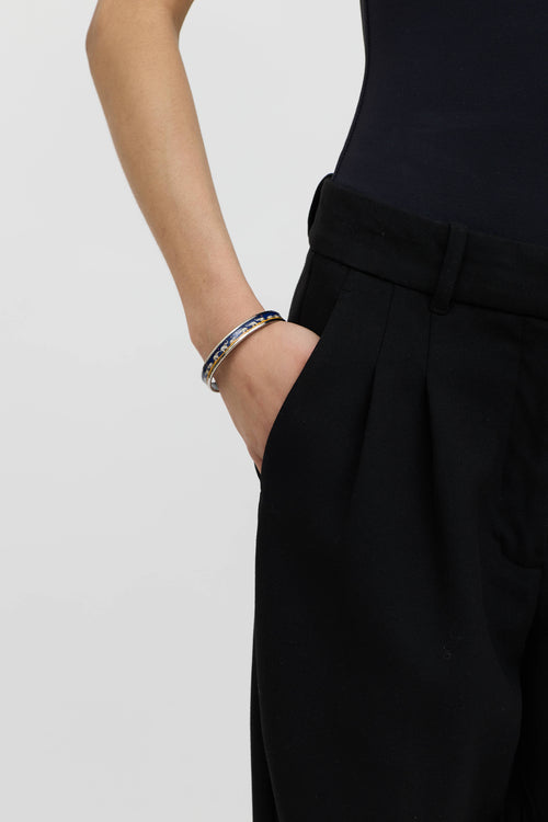 Hermès Enamel Printed Bangle