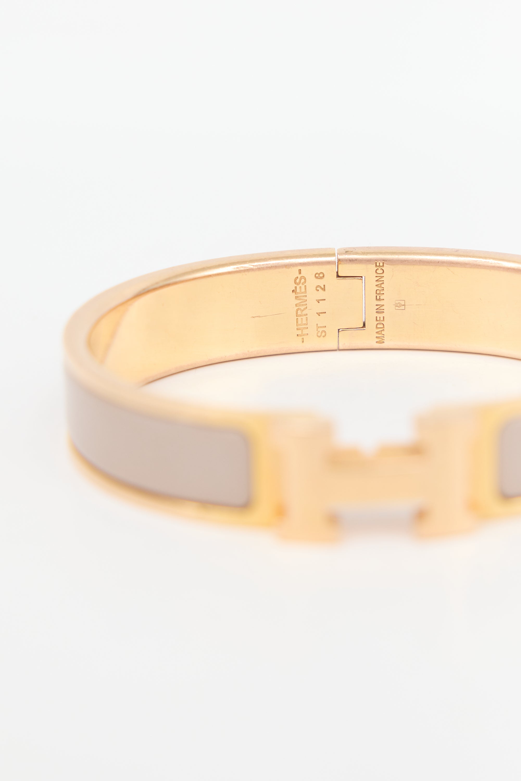 Hermès Enamel Clic H Bracelet