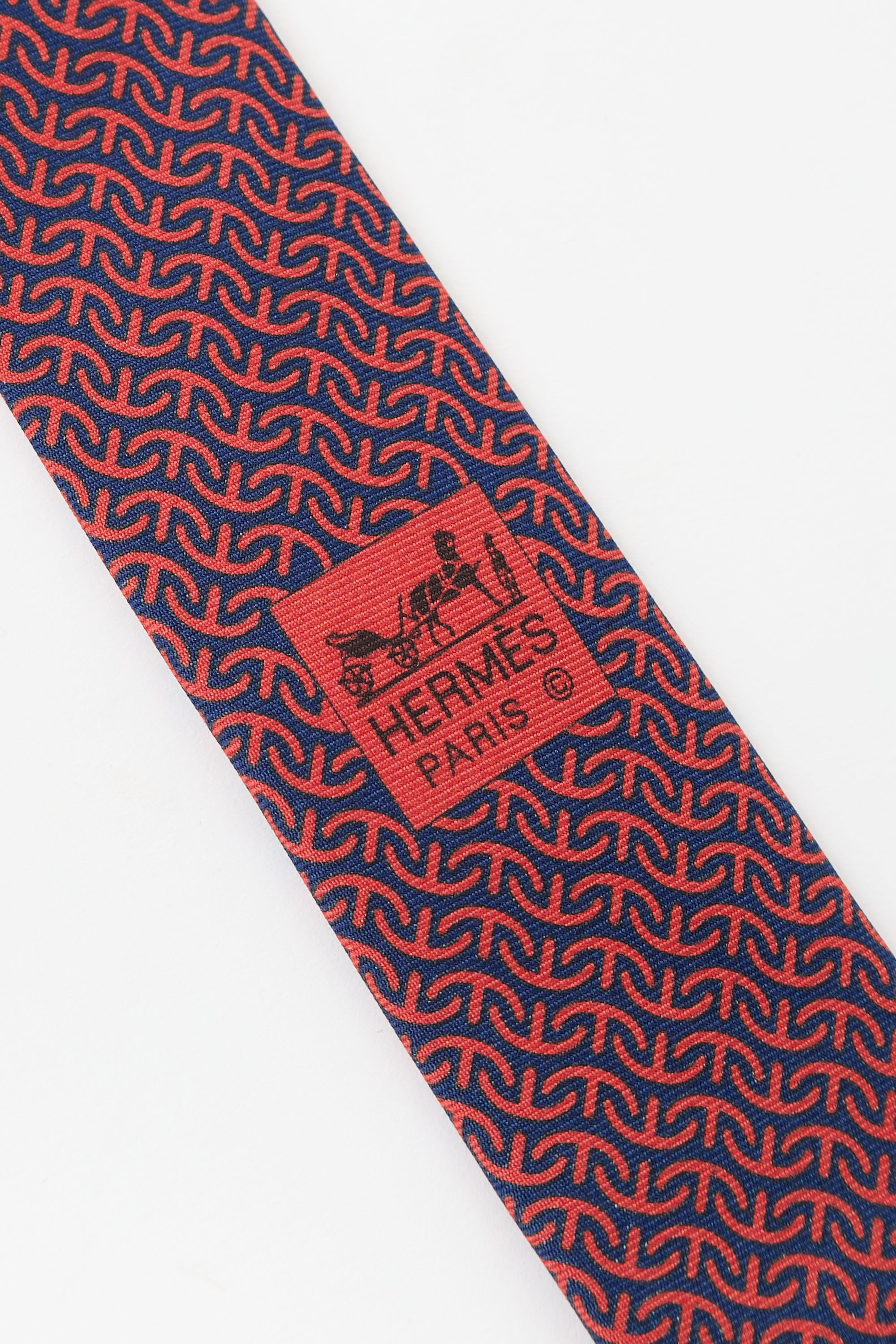 Hermès Silk Geometric Tie
