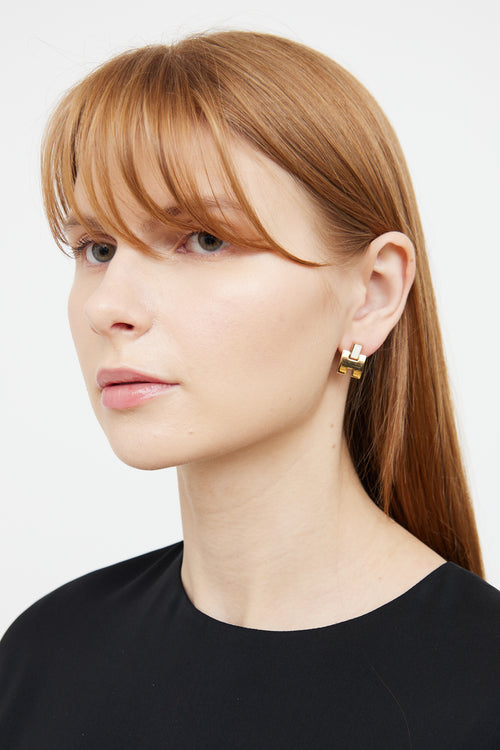 Hermès Enamel Irene Earrings