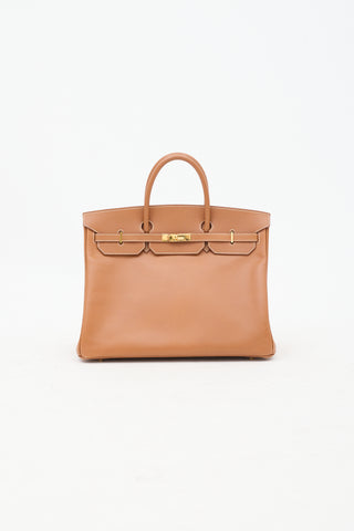 Hermès 2001 Gold Clemence Leather Birkin 40 Bag