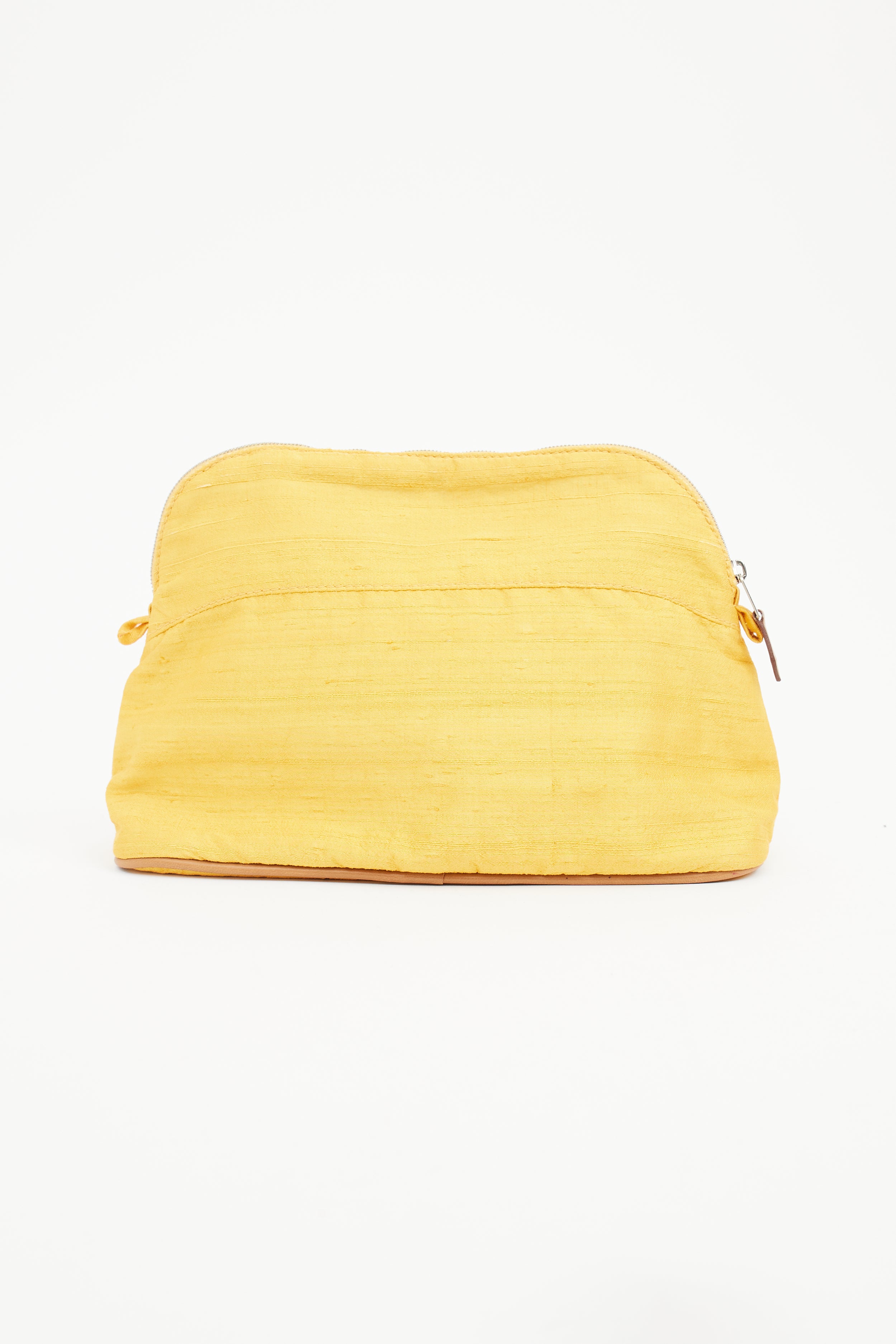 Hermès Gold Bolide Silk Pouch Case