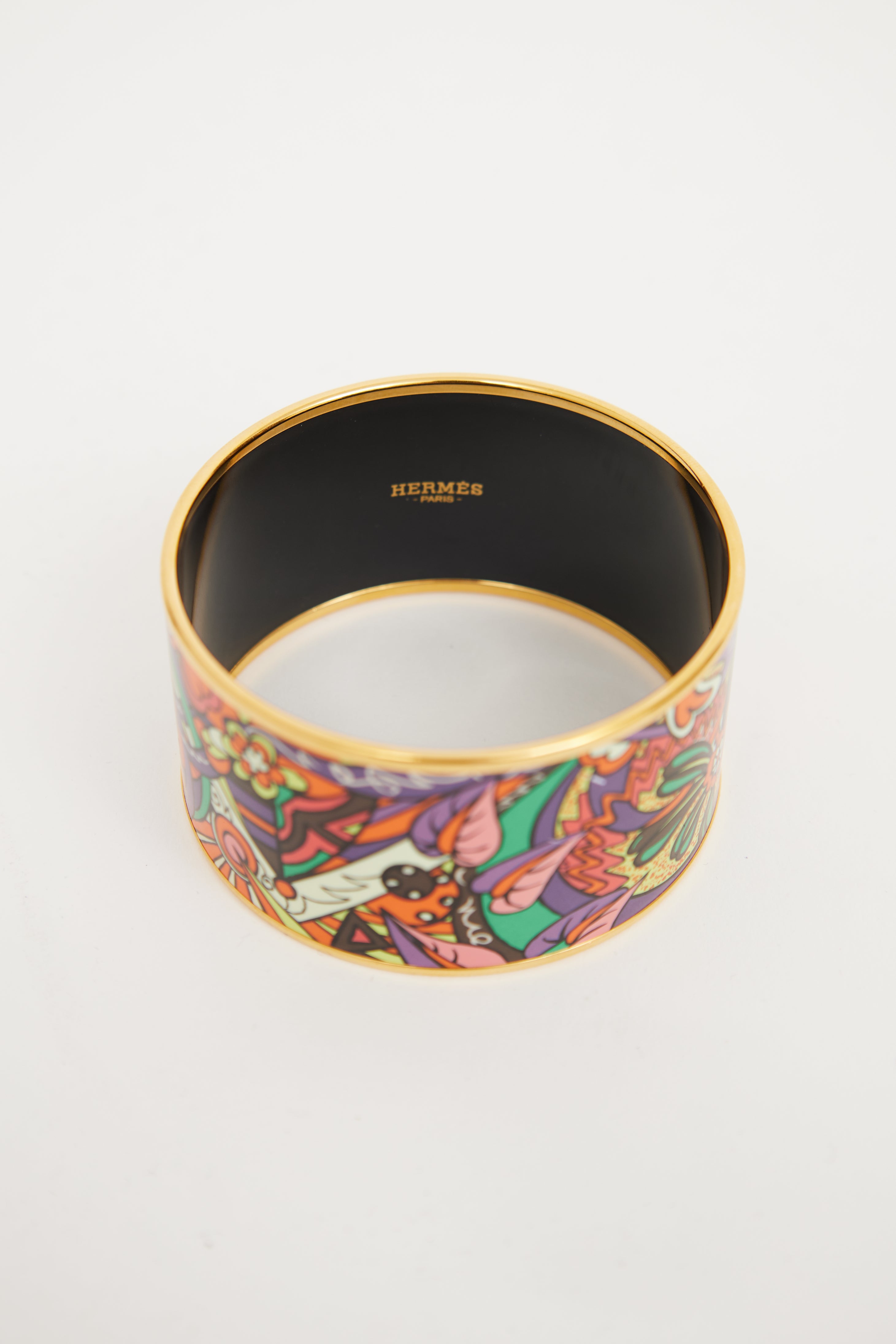 Hermes Multicolour L'Ivresse De L'Infini Enamel Bangle