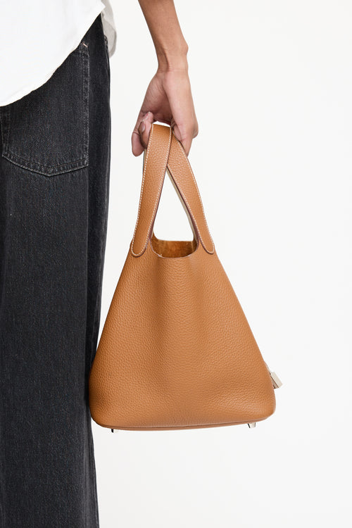 Hermès Gold Nata Verso Picotin 22 Lock Bag
