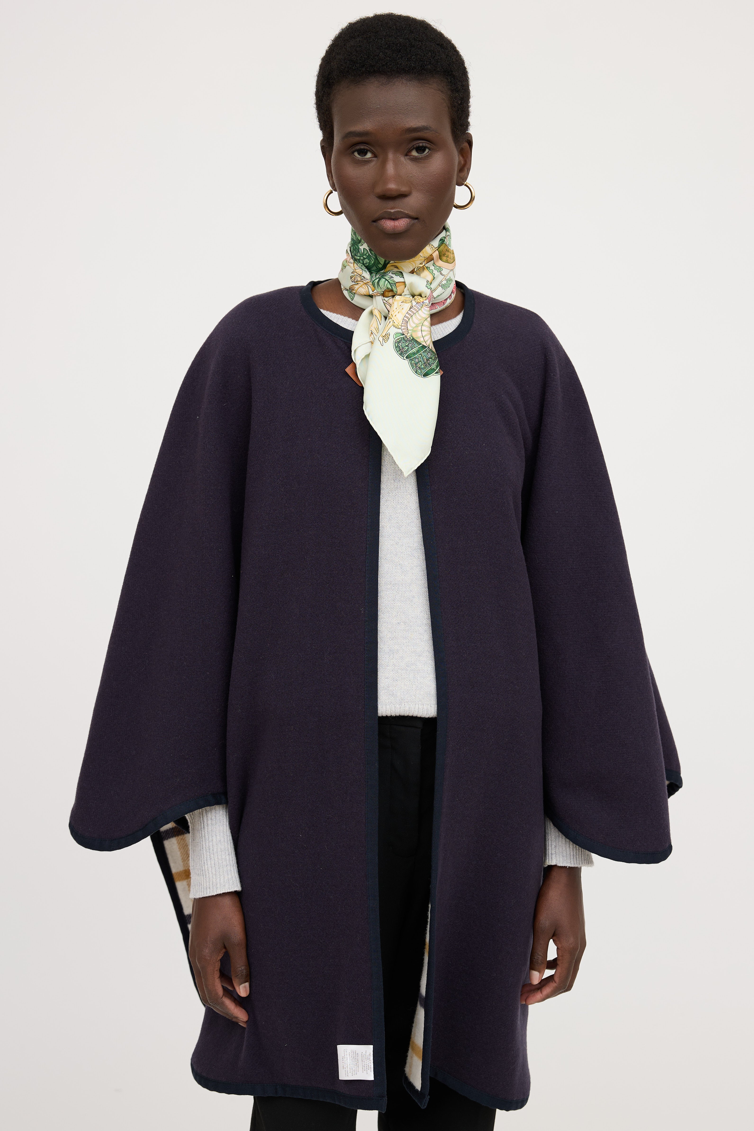 Hermès Silk Chapeau Scarf