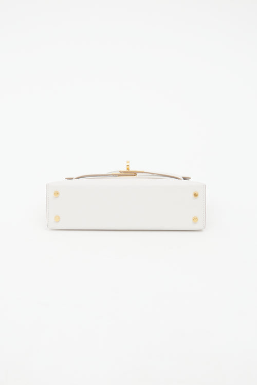 Hermes Gris Pale Epsom Mini Kelly Bag