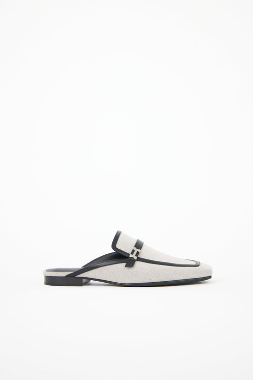 Hermès Canvas Groupie Mule