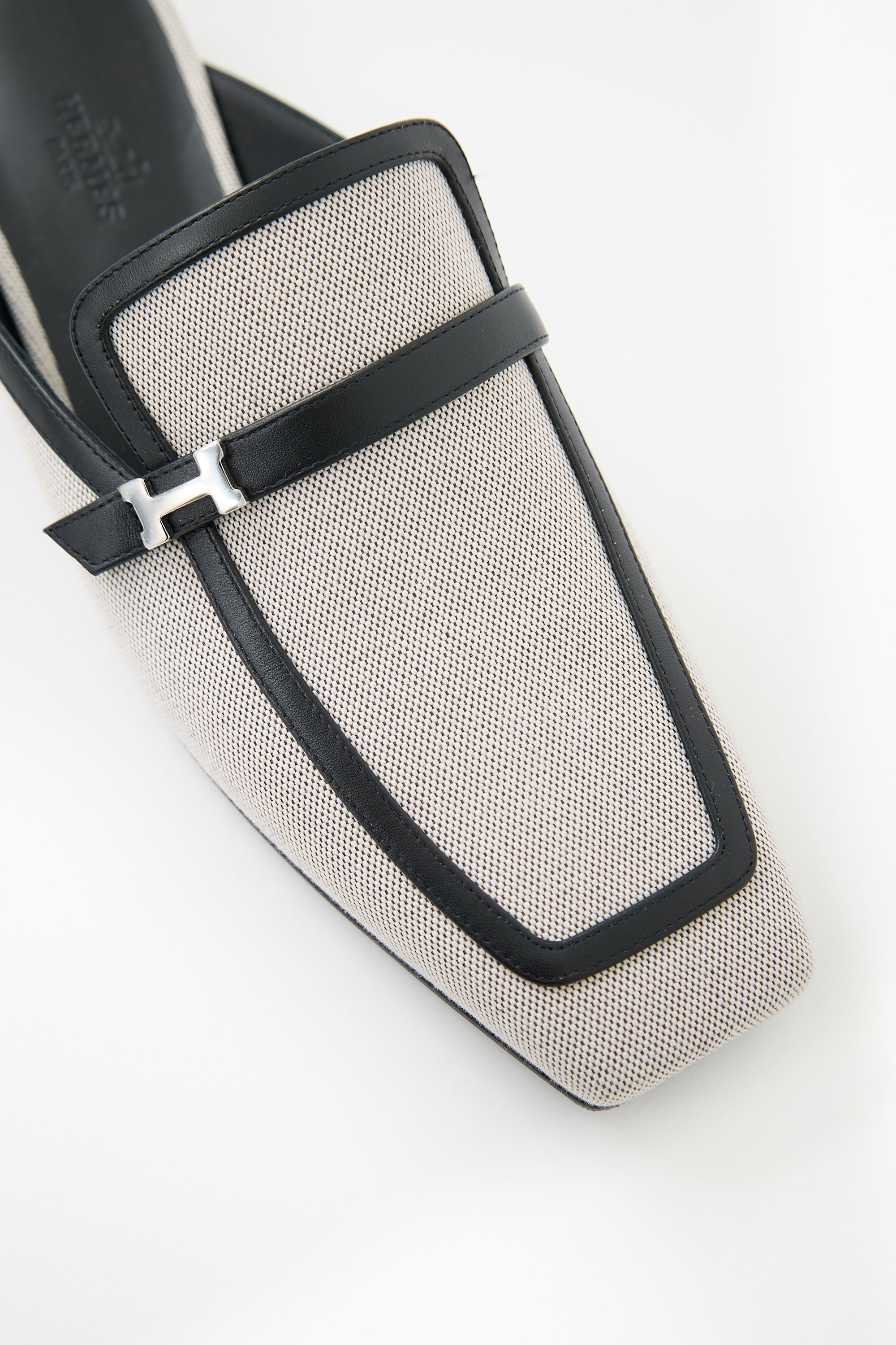 Hermès Canvas Groupie Mule