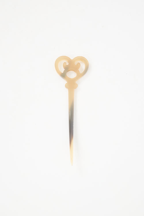 Hermès Heart Hair Pin