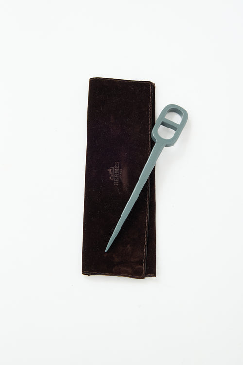 Hermès Acetate Chaîne D'Ancre Hair Pin