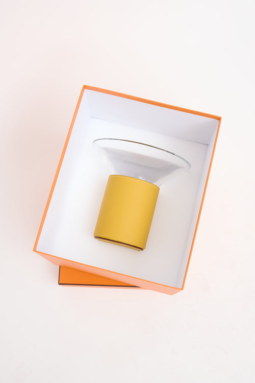 Hermès Jaune Ambre Delta Vase