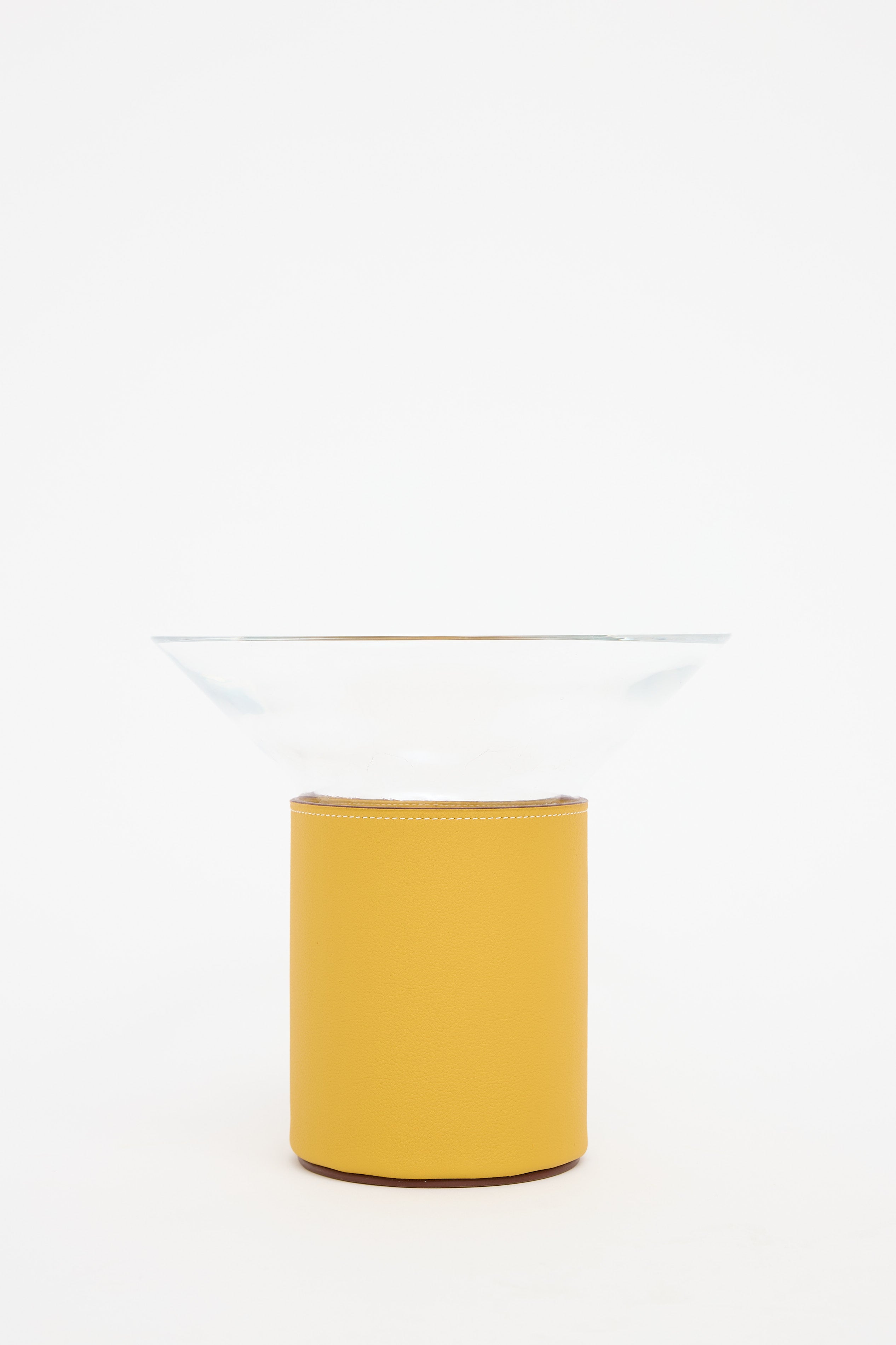 Hermès Jaune Ambre Delta Vase