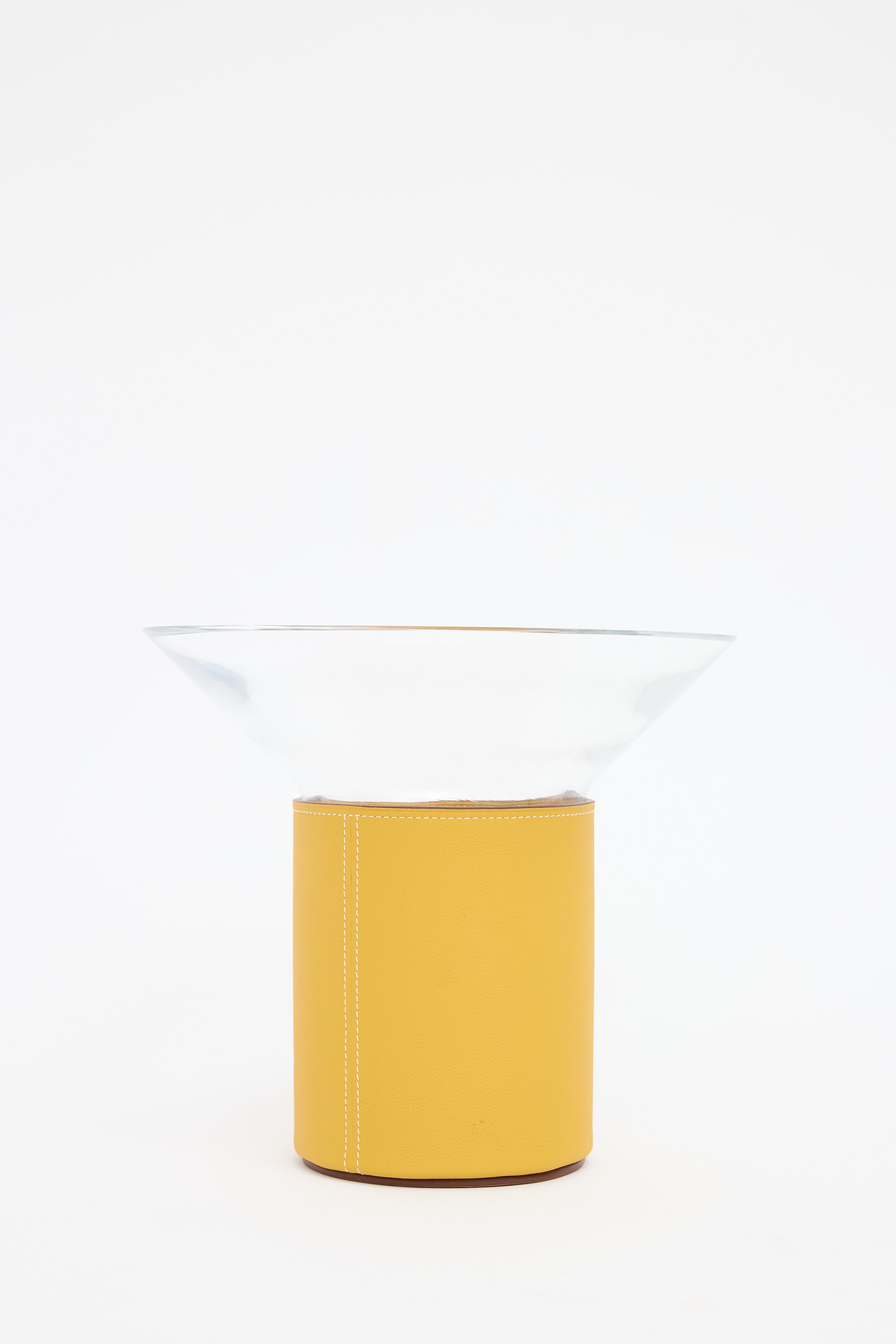 Hermès Jaune Ambre Delta Vase