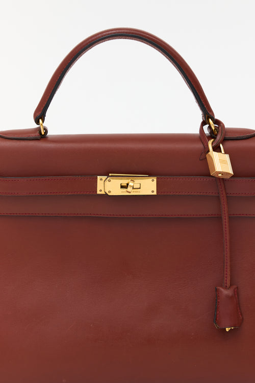 Hermès Vintage Sienne Verso Box Sellier 32 Bag