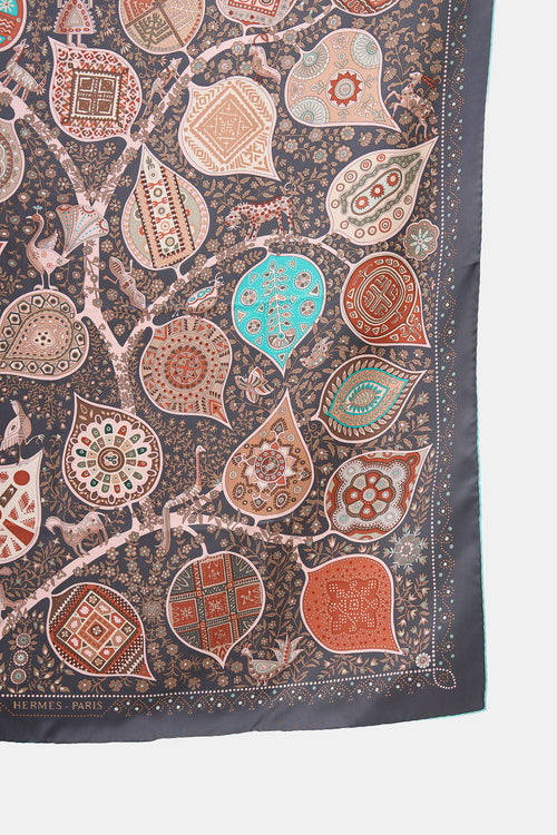 Hermès 2011 Silk L'Arbre de Vie 90 Scarf