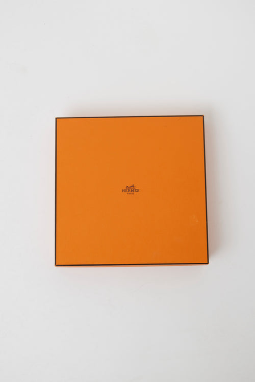 Hermès Red L'arbre De Vie Cashmere Blend Scarf