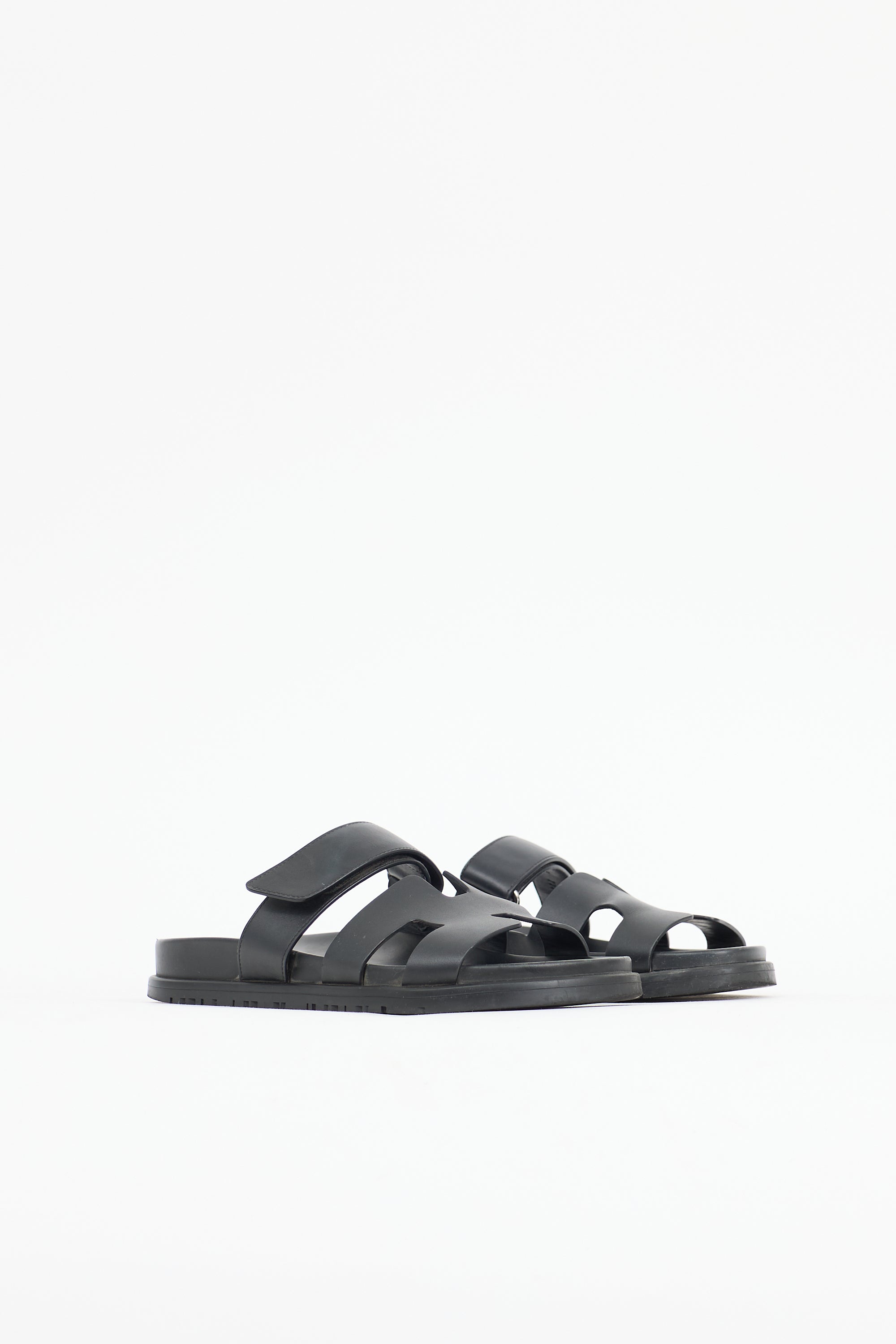 Hermès Leather Chypre Sandal