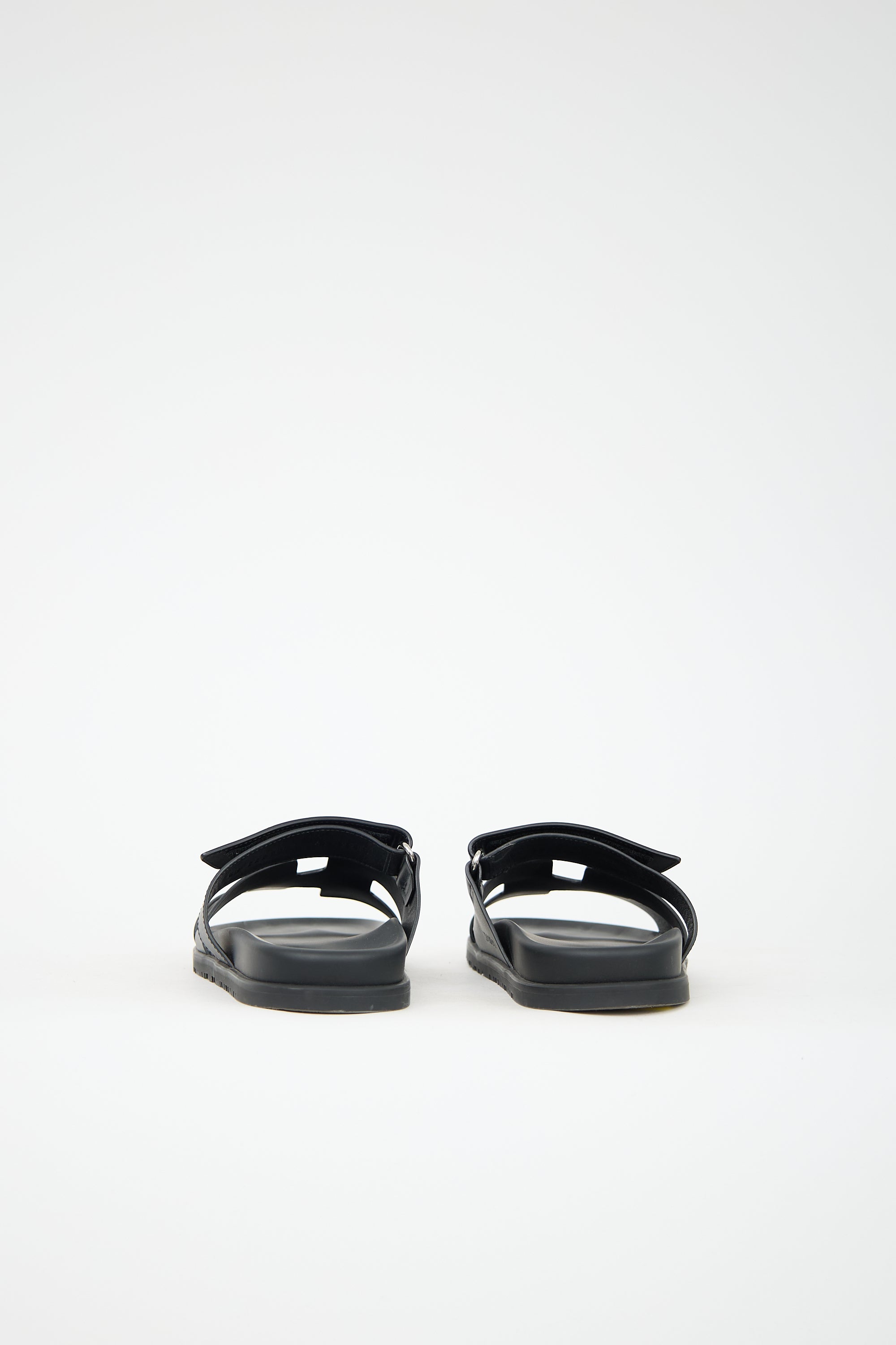 Hermès Leather Chypre Sandal