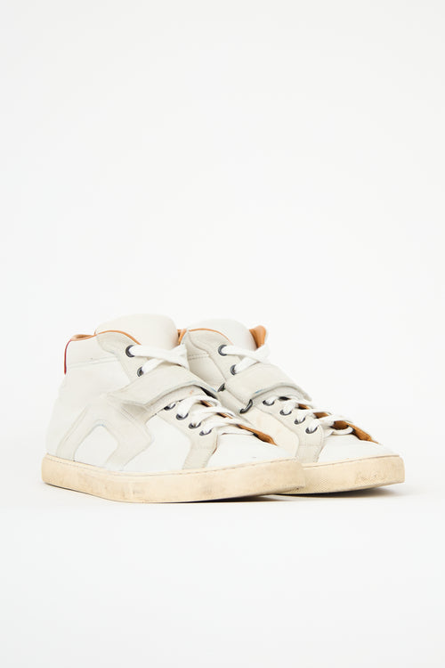 Hermès Leather High Top Sneaker