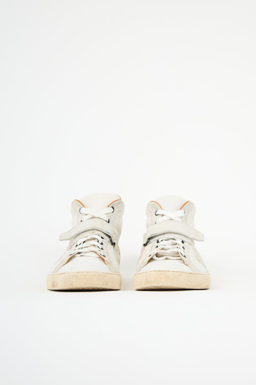 Hermès Leather High Top Sneaker