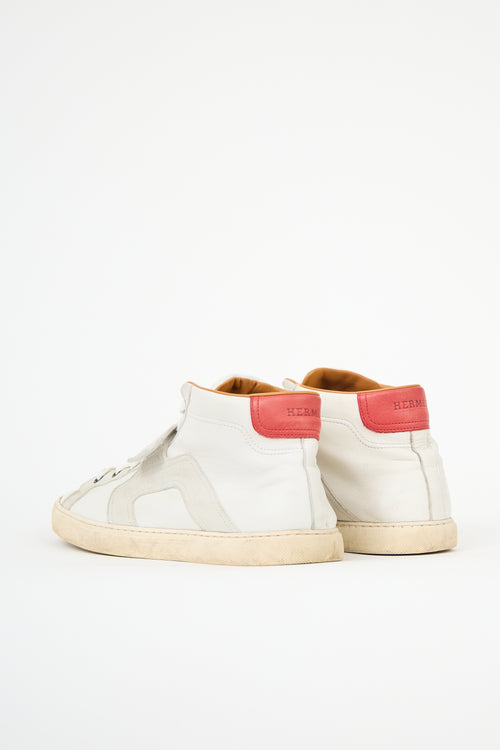 Hermès Leather High Top Sneaker