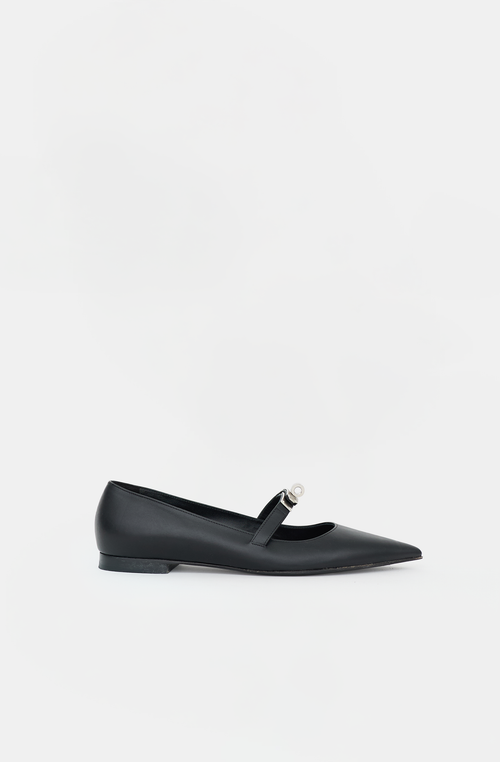 Hermès Leather Kelly Ballet Flat