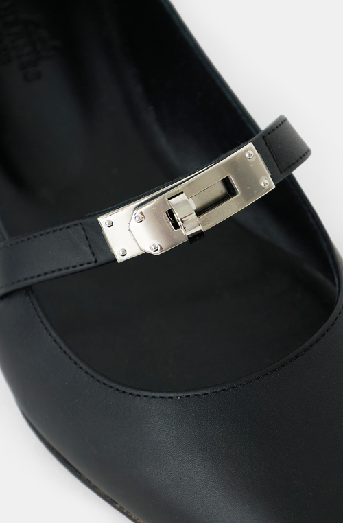 Hermès Leather Kelly Ballet Flat