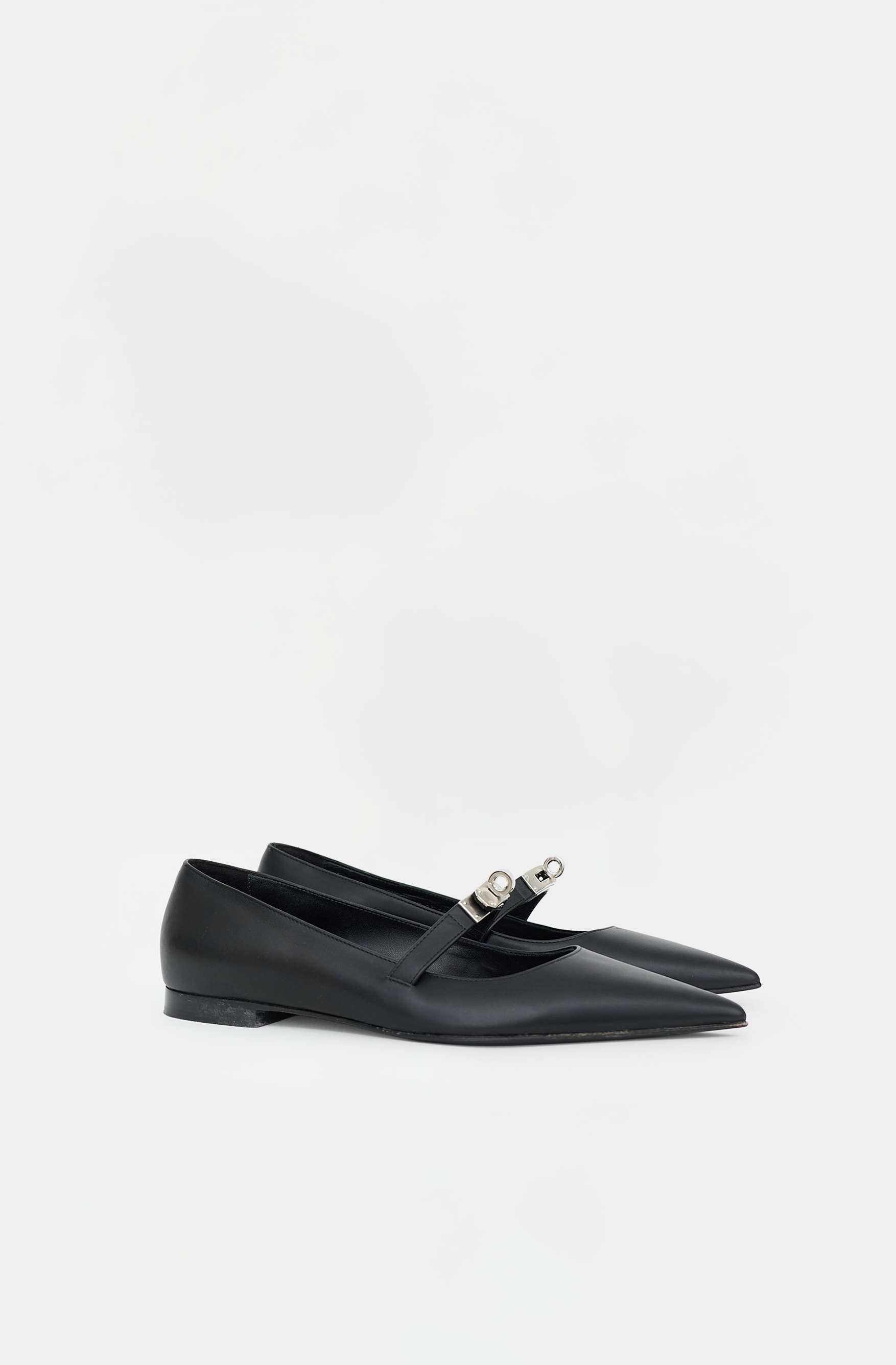 Hermès Leather Kelly Ballet Flat