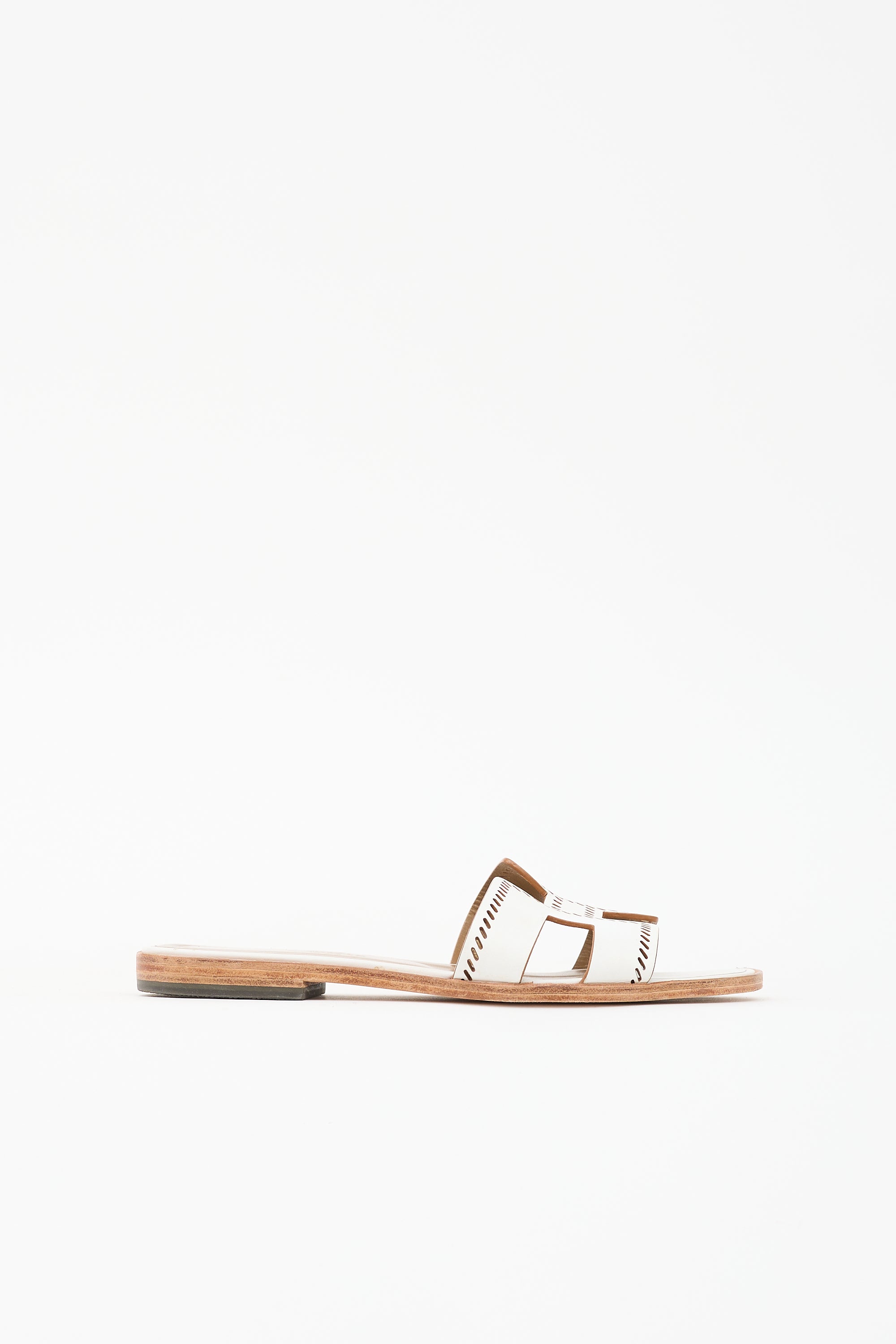 Hermès Leather Oran Slide