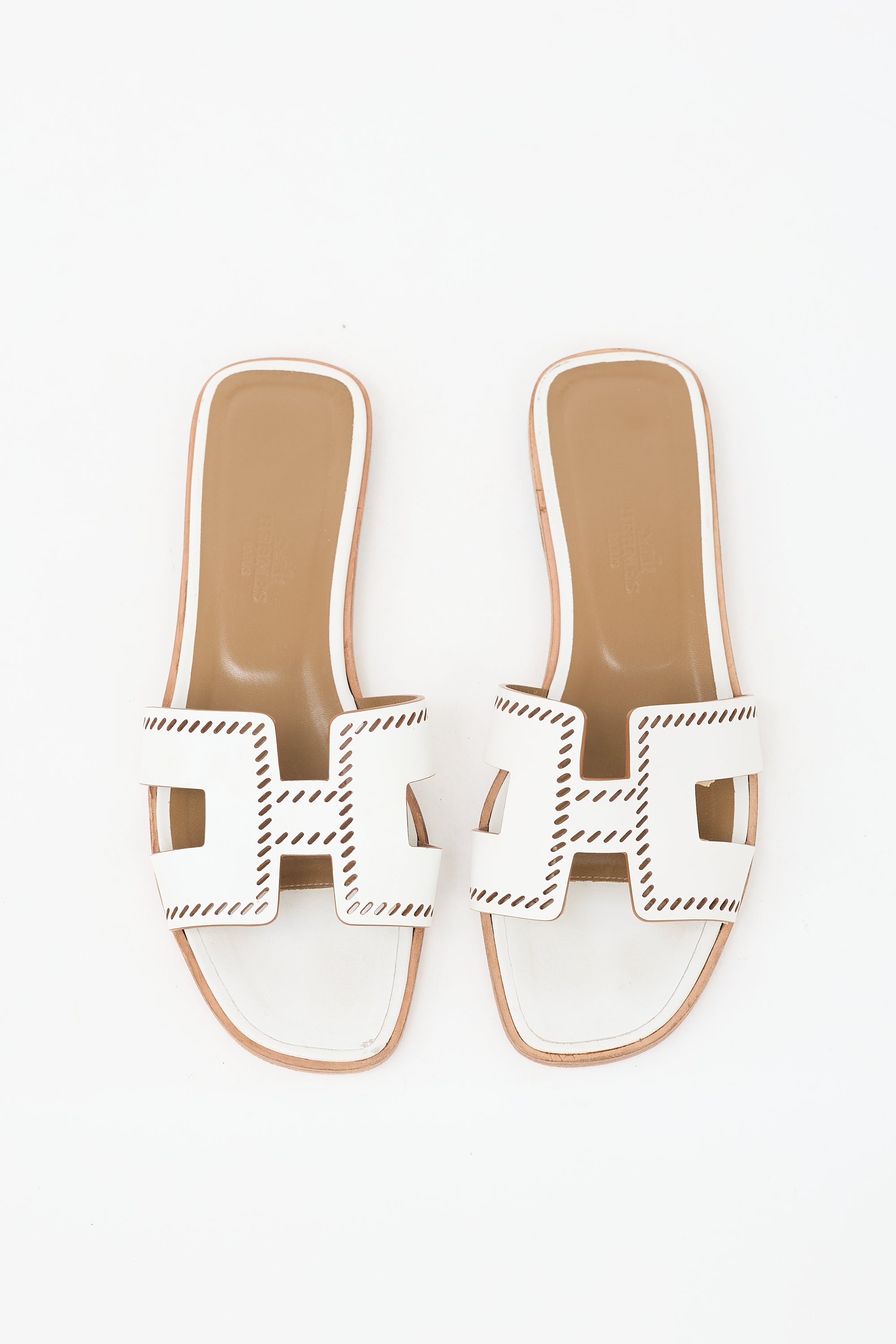 Hermès Leather Oran Slide