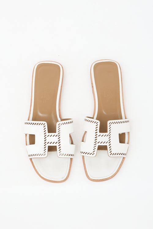 Hermès Leather Oran Slide