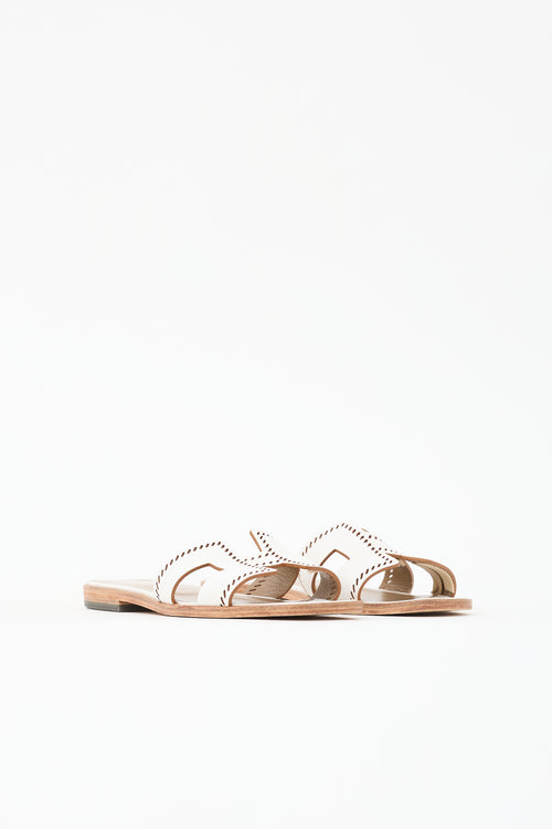 Hermès Leather Oran Slide