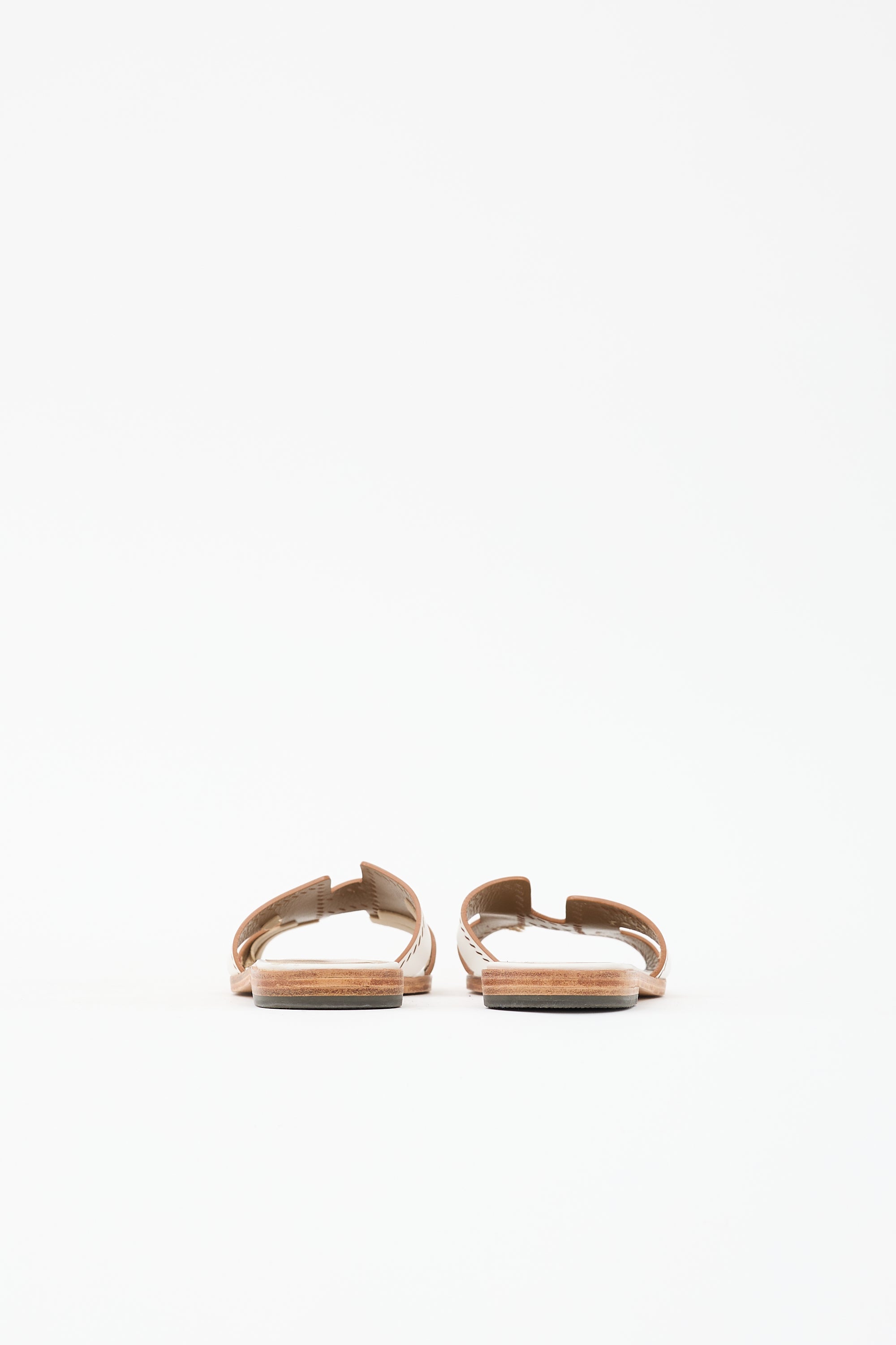 Hermès Leather Oran Slide