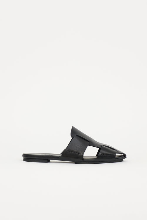 Hermès Leather Ruse Mule
