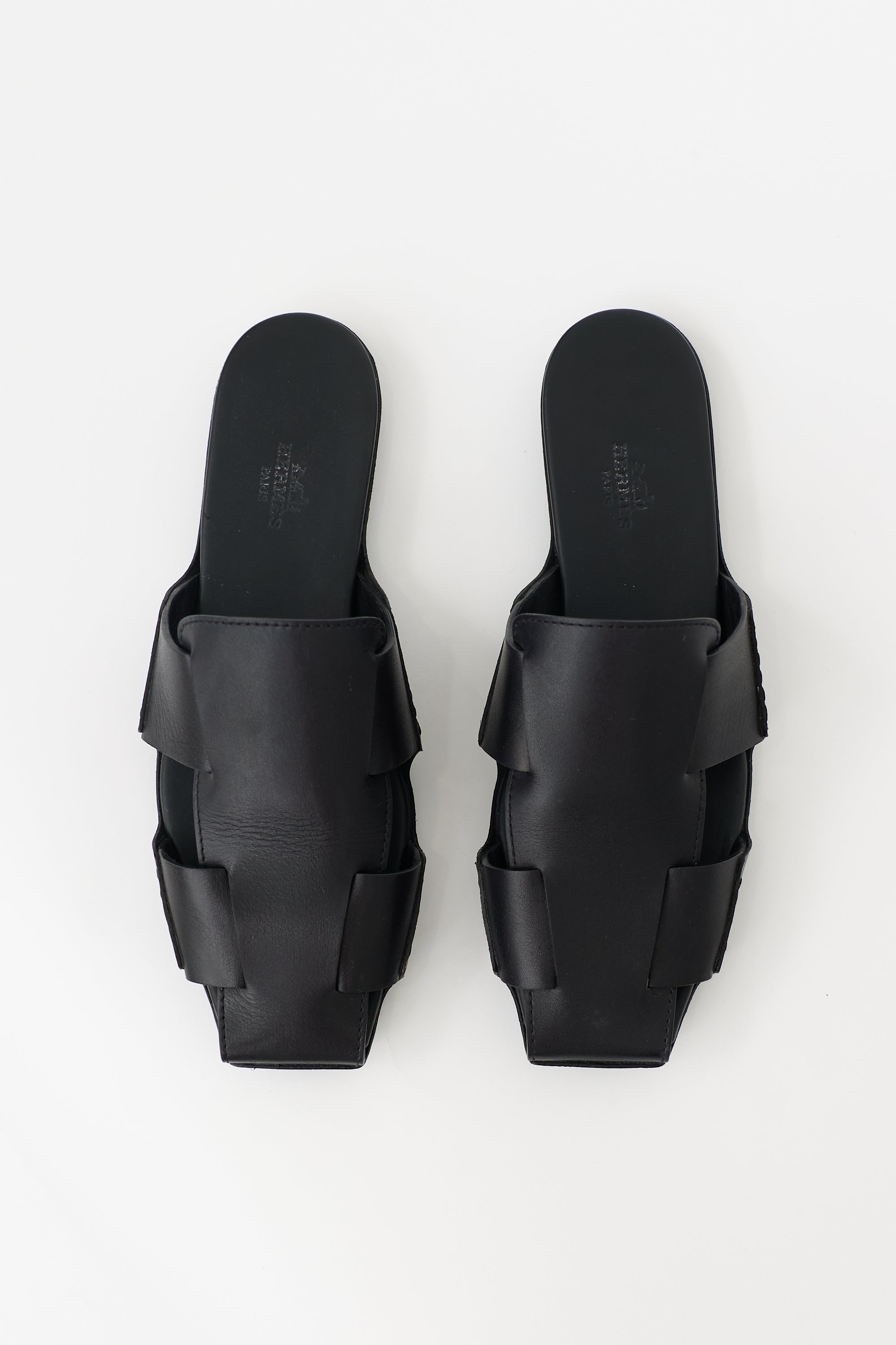 Hermès Leather Ruse Mule