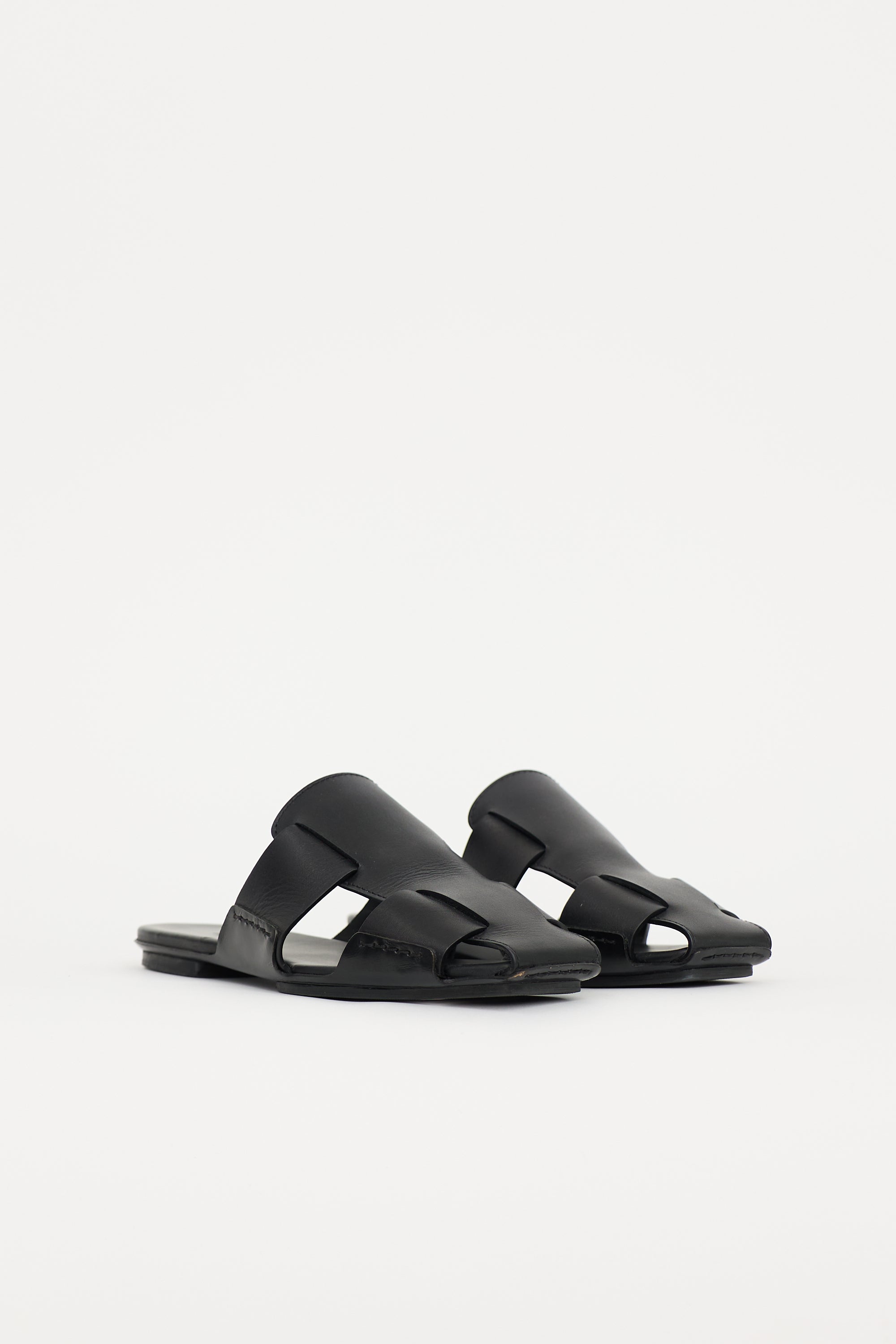 Hermès Leather Ruse Mule