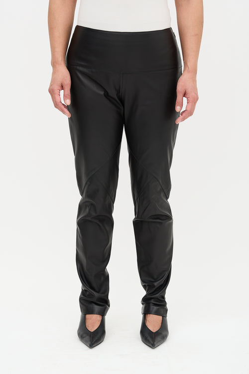 Hermès Leather Slim Trouser