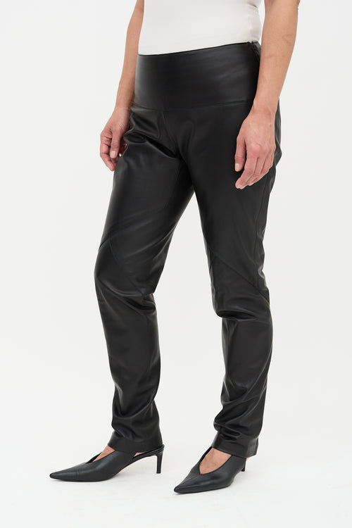 Hermès Leather Slim Trouser