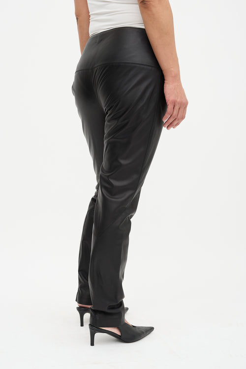 Hermès Leather Slim Trouser