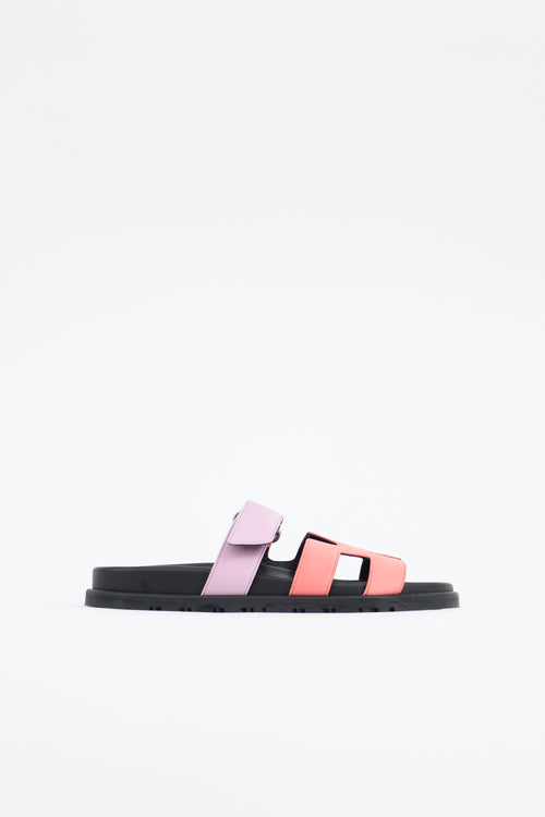Hermès Leather Chypre Sandal
