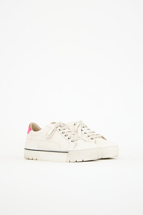 Hermès Leather Voltage Platform Sneaker