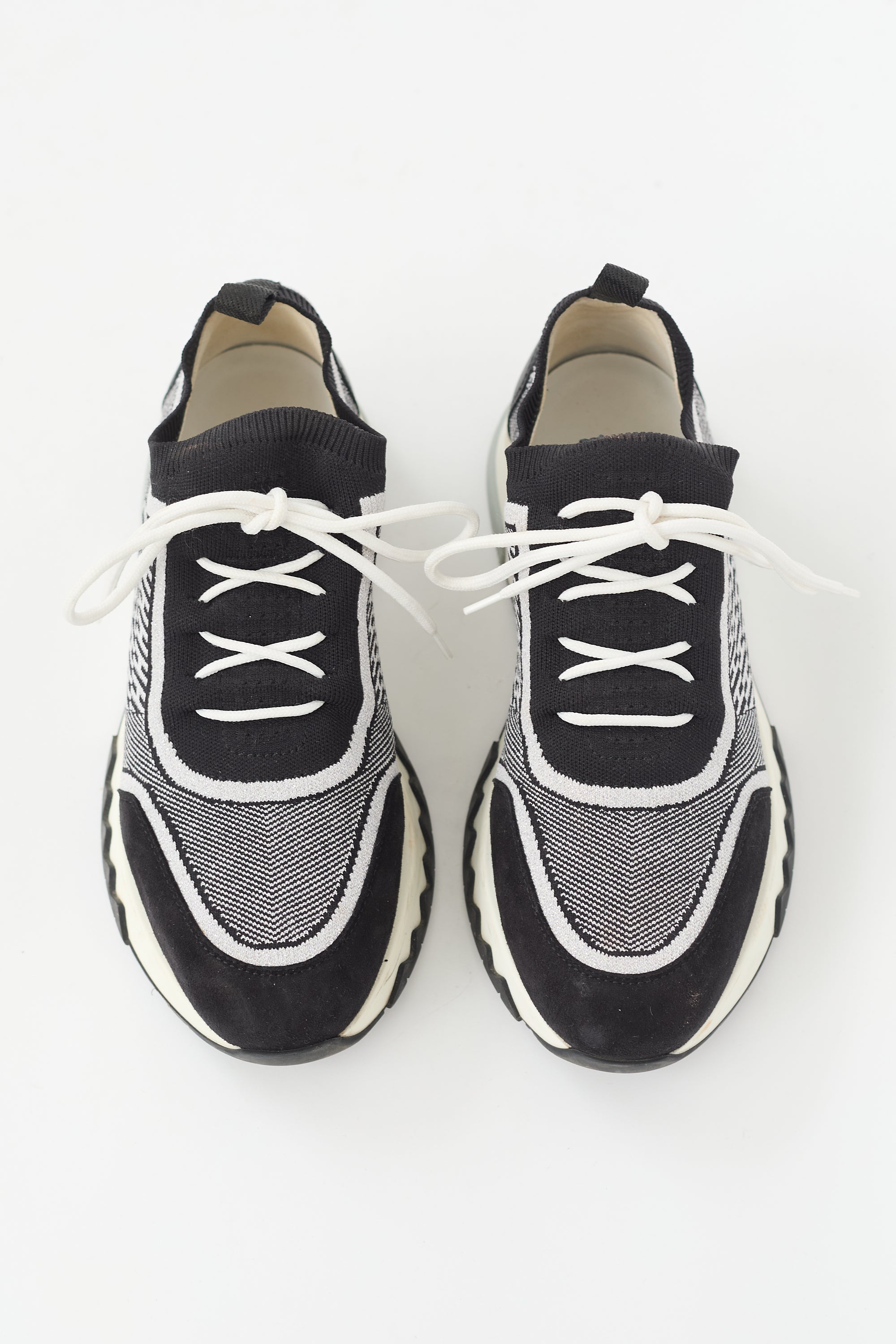 Hermès Metallic Knit Addict Sneaker