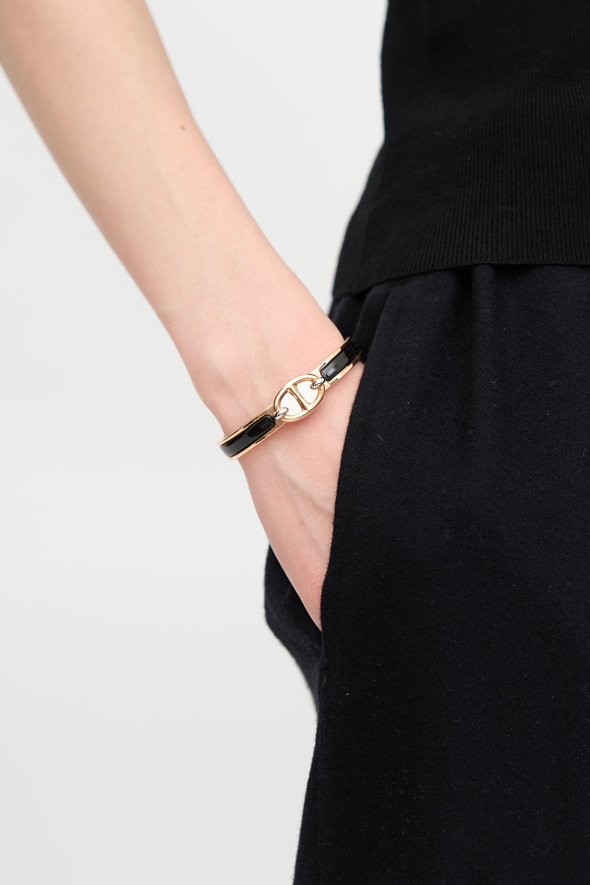 Hermès Mini Clic Chaine D'Ancre Bracelet
