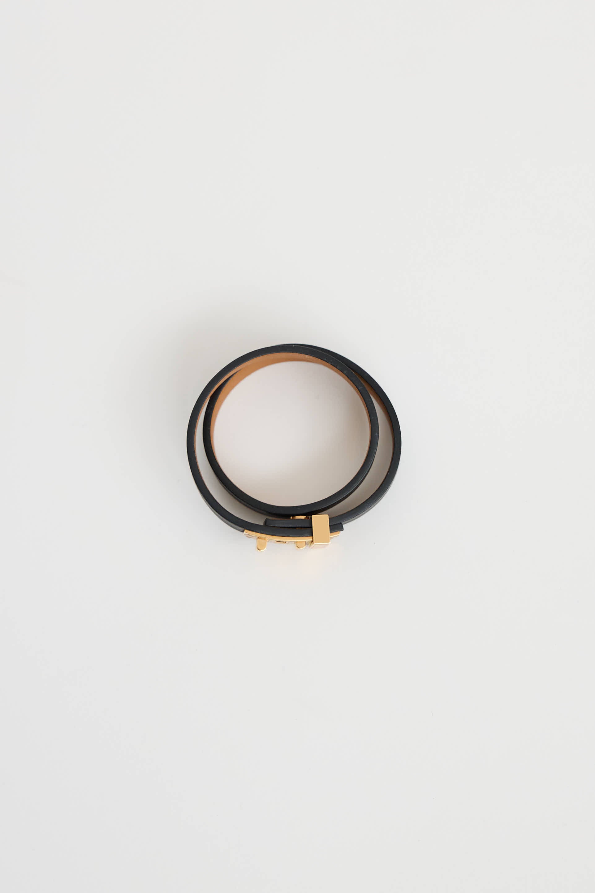 Hermès 2017 Swift Mini Double Tour Bracelet