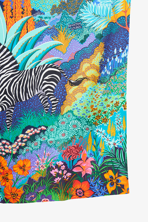 Hermès 2019 Silk Mountain Zebra 90 Scarf