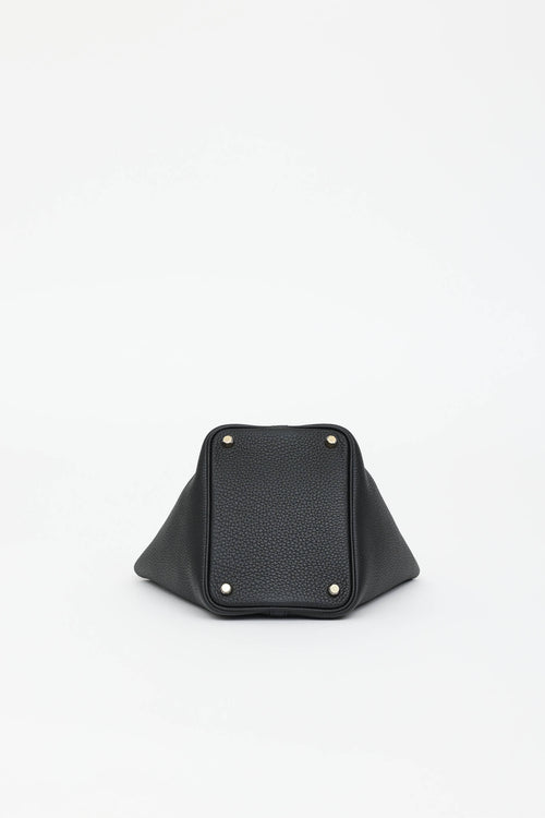 Noir Clemence Picotin Lock 18 Bag