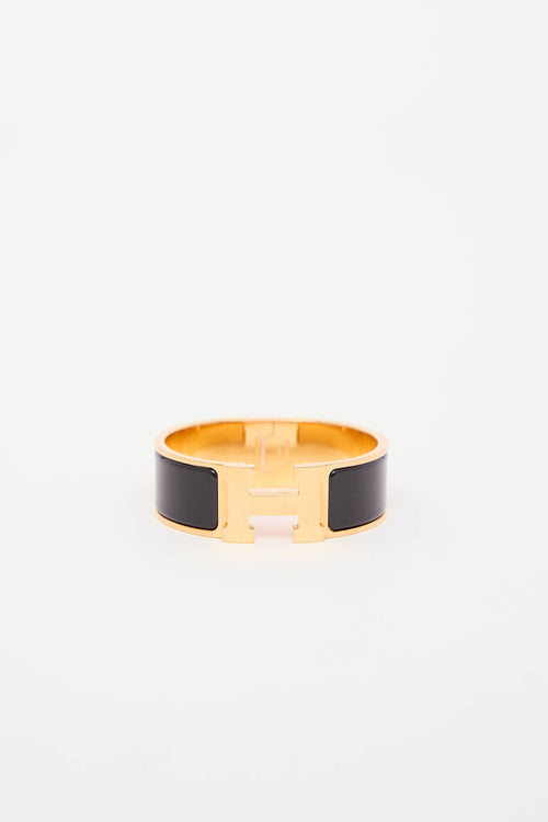 Hermès Clic Clac H Wide Bracelet